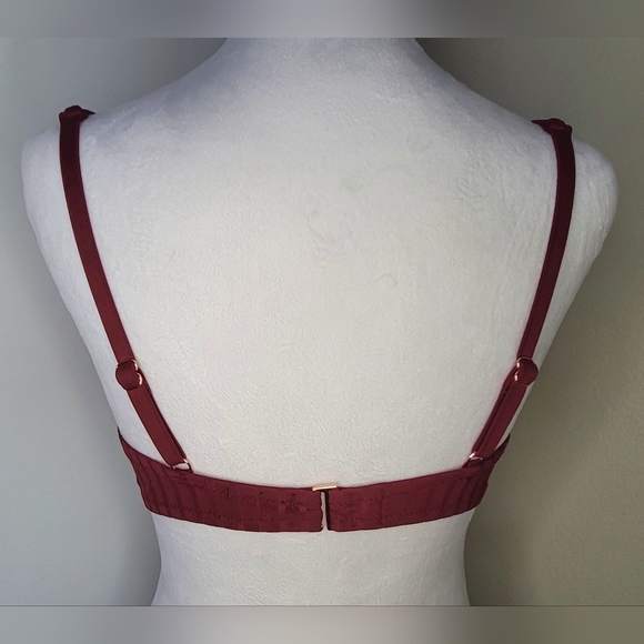 Shade & Shore Swim Top Size 34D, Rust Color - Picture 3 of 10